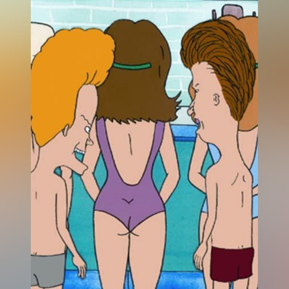 Beavis and Butthead MTV Original Vintage Pool Art Print